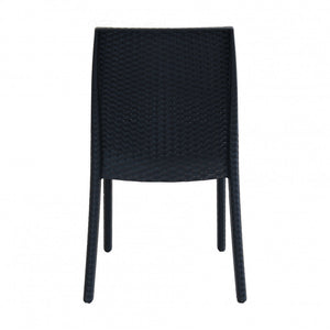 Sedia da Giardino Virginia 47x59x86 h cm in Wicker Antracite