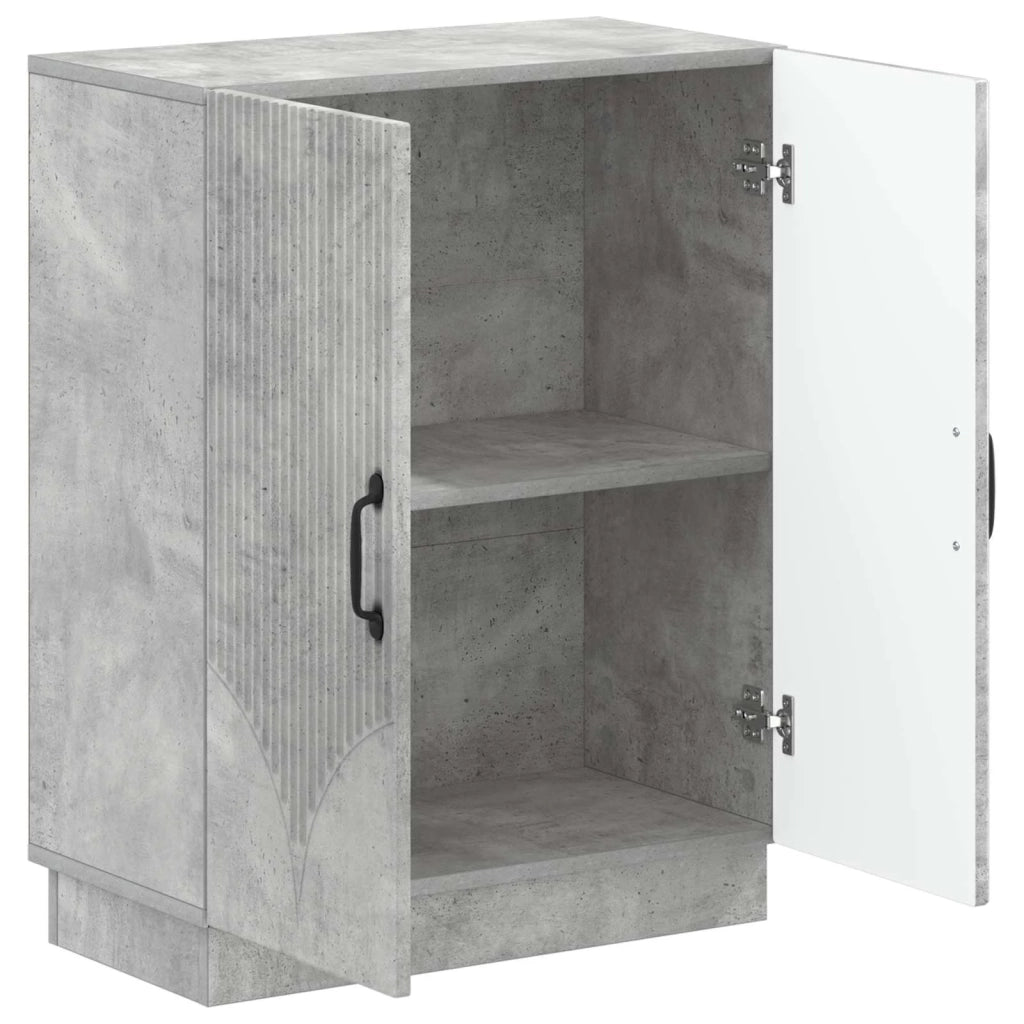 Mobiletto da Bagno HOORN Grigio Cemento 59,5 x 31 x 77 cm 897278