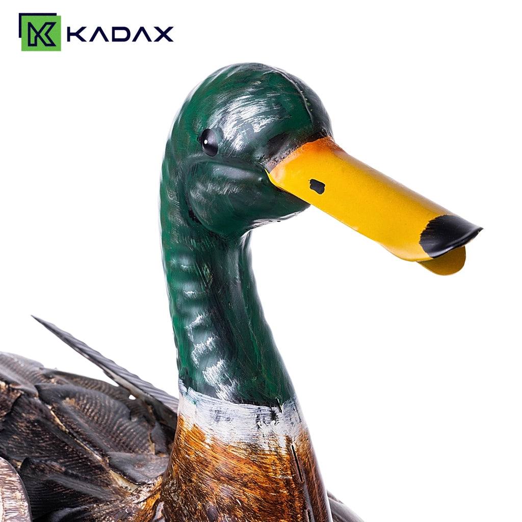 KADAX Stalowa figura ogrodowa kaczka QX30628 K1603