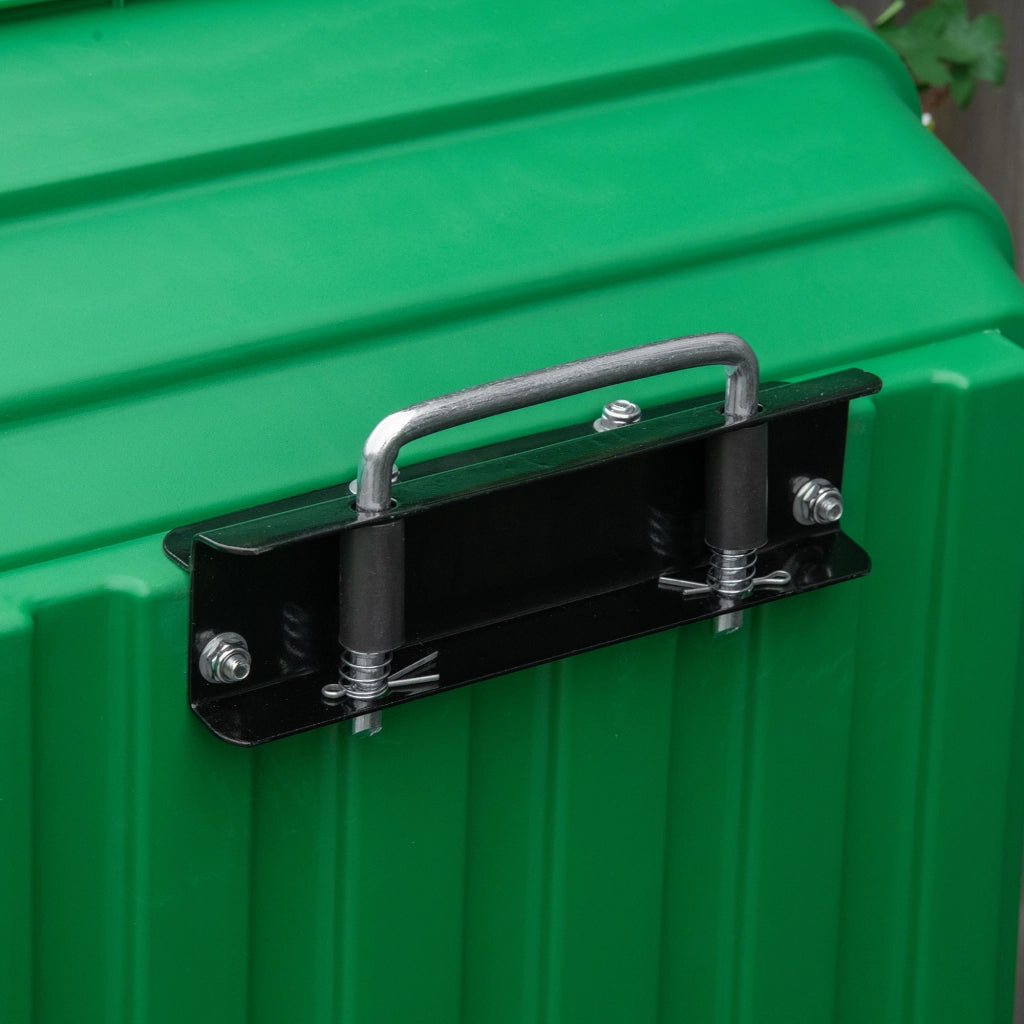 Carriola Giardino 4 Ruote ¨C Zephmum ¨C Benna 125L Giallo Verde Acciaio PP