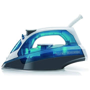 Black & Decker BXIR2200E ferro da stiro Ferro a vapore Acciaio inossidabile 2200 W Nero, Blu, Bianco