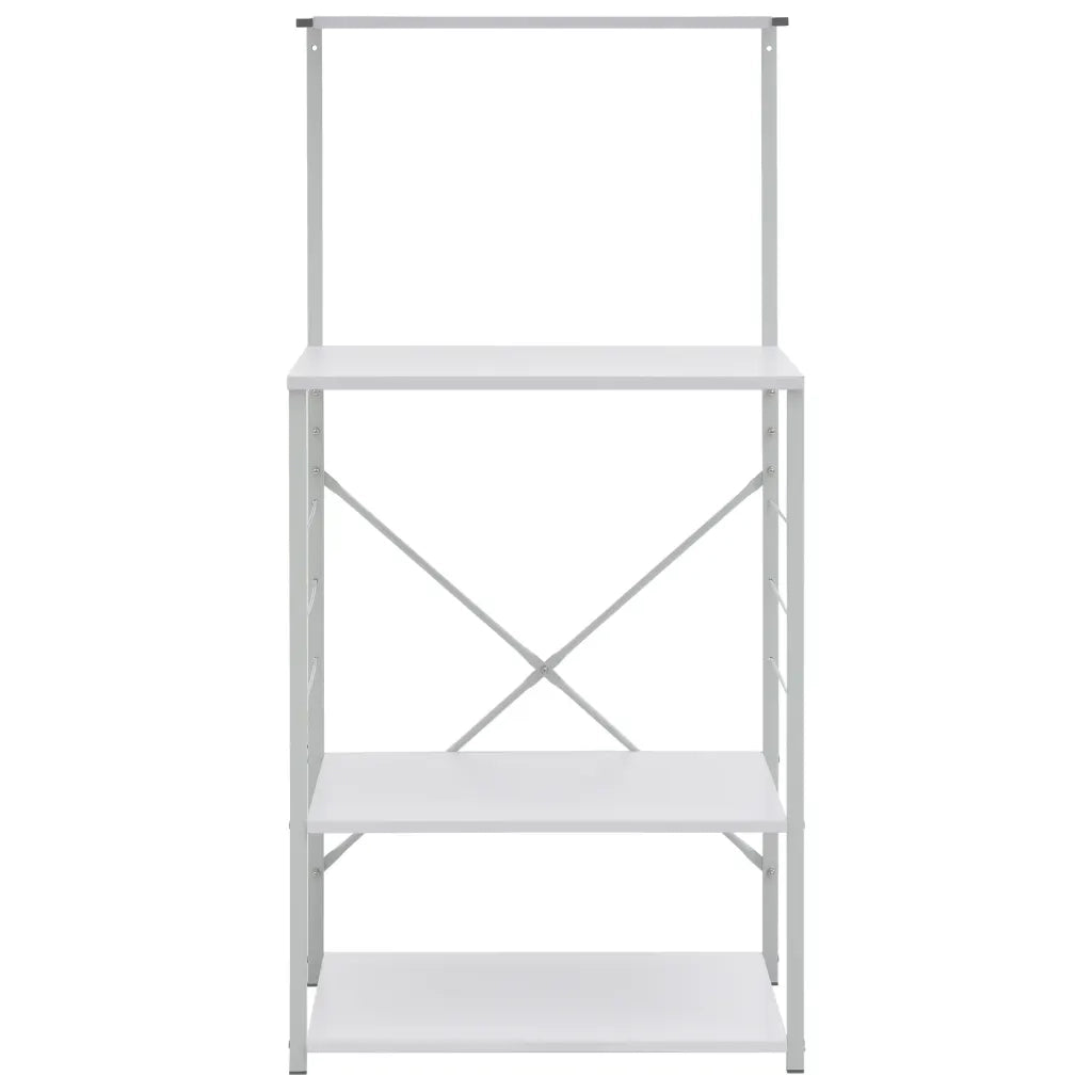 Mobile per Microonde Bianco 60x39,6x123 cm Legno Multistrato CFW2919159