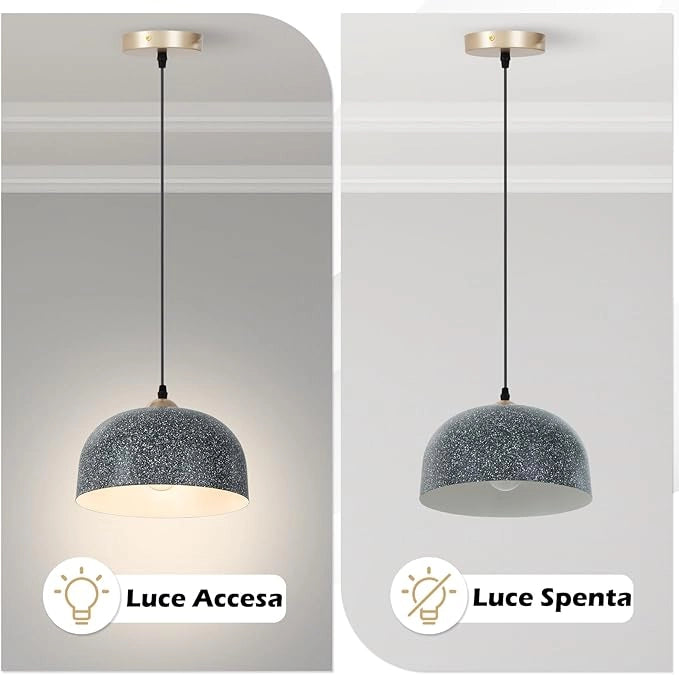 Lampadario a Sospensione, Lampada a Soffitto Appesa con Cavo Regolabile e Attacco E27, Lampadario Moderno per Cucina, Sala da Pranzo, Camera da Letto, Ingresso e Corridoio