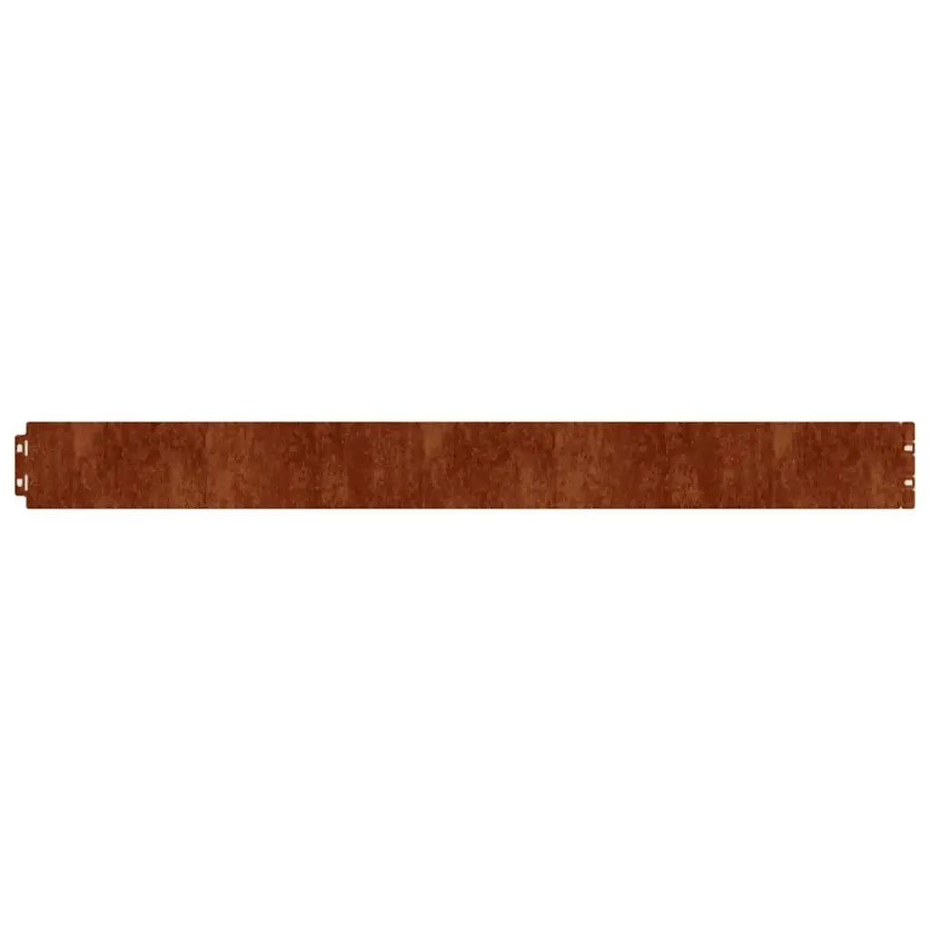 Bordura per Prato 50 pcs 10 x 103 cm Acciaio Corten Ruggine 821891