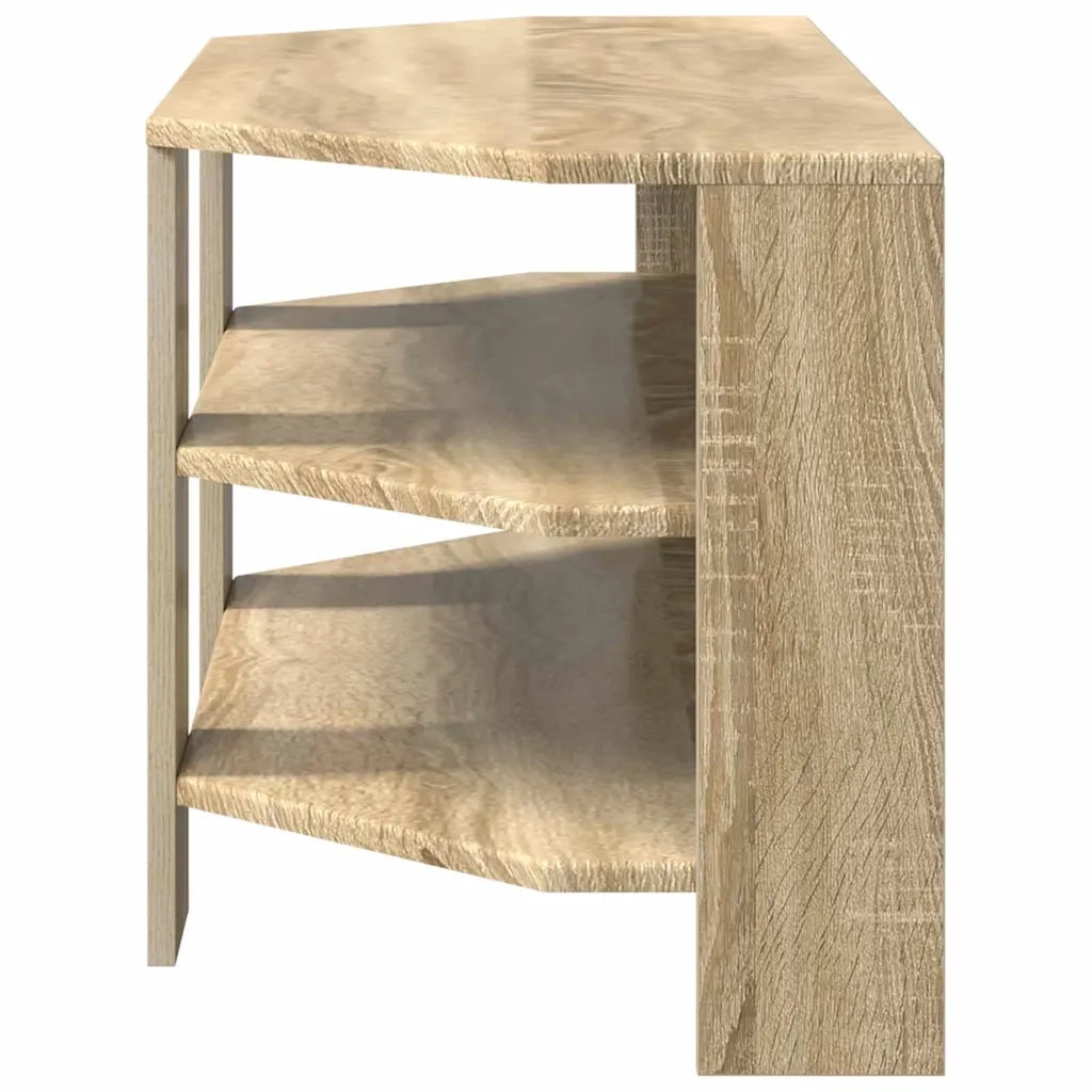 MobileTVAngolare Rovere Sonoma 102x40,5x45cm Legno multistrato 889767