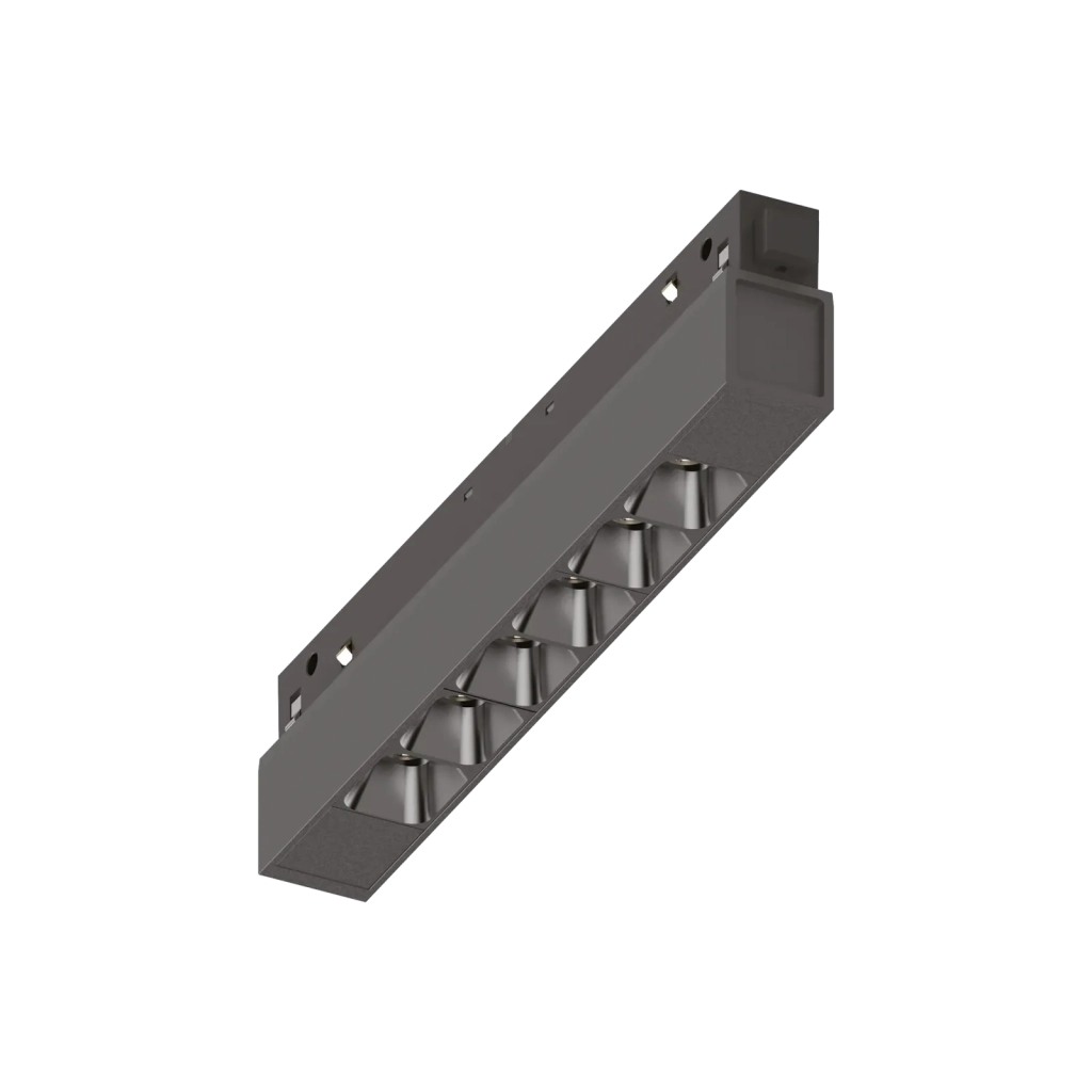 EGO ACCENT ELEMENTO DI ILLUMINAZIONE LED SMD OSRAM UGR <19 DIMMERABILE 1-10V 700 lm 7W 3000 K L.22,3CM NERO