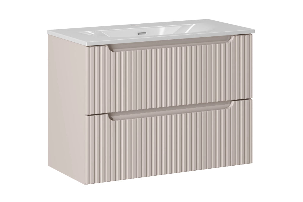 Set mobili bagno 80 cm con lavabo per mobile SKY Nova Cashmere 80 x 1401 x 40 cm