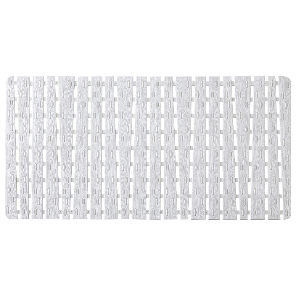 Tappeto Doccia Antiscivolo 40 x 80 in Plastica Bianco