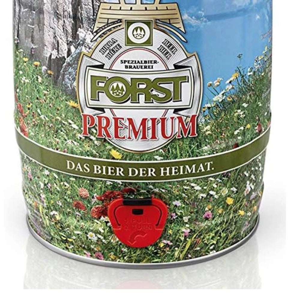 Forst premium birra 2 fusto barilotto da 5 litri ognuno