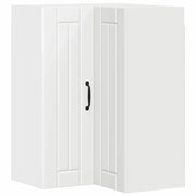 Pensile da cucina | Mobile angolare per parete LUCCA Bianco 57 x 57 x 80 cm