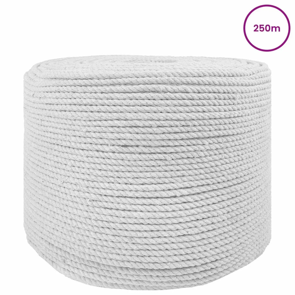 Corda Bianco 0,4 x 0,4 x 25000 cm Cotone 42011846