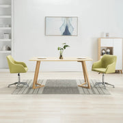 Sedie da Pranzo Girevoli 2 pz Verdi in Tessuto  cod mxl 31438