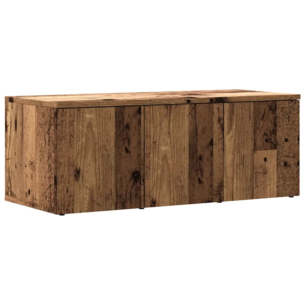 Mobile Porta TV Legno Vecchio 80x34x30 cm in Legno Multistrato