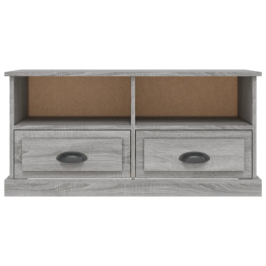 Mobile TV Grigio Sonoma 93x35,5x45 cm in Legno Multistrato 816470
