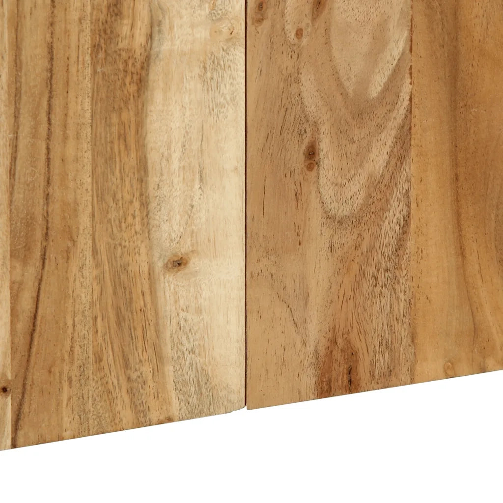 Testiera 120 cm in Legno Massello di Acacia 4017496