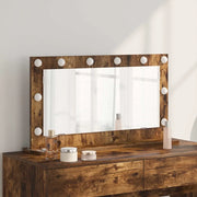 Specchio da Vanità Rovere fumé 80 x 45 x 18 cm Rettangolare 868321
