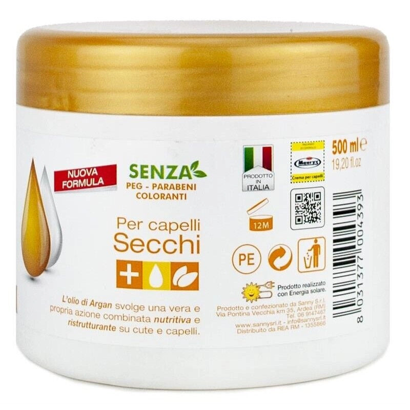 MAURY'S PROFESSIONAL CREMA RISTRUTTURANTE CAPELLI SECCHI CON OLIO DI ARGAN500ML