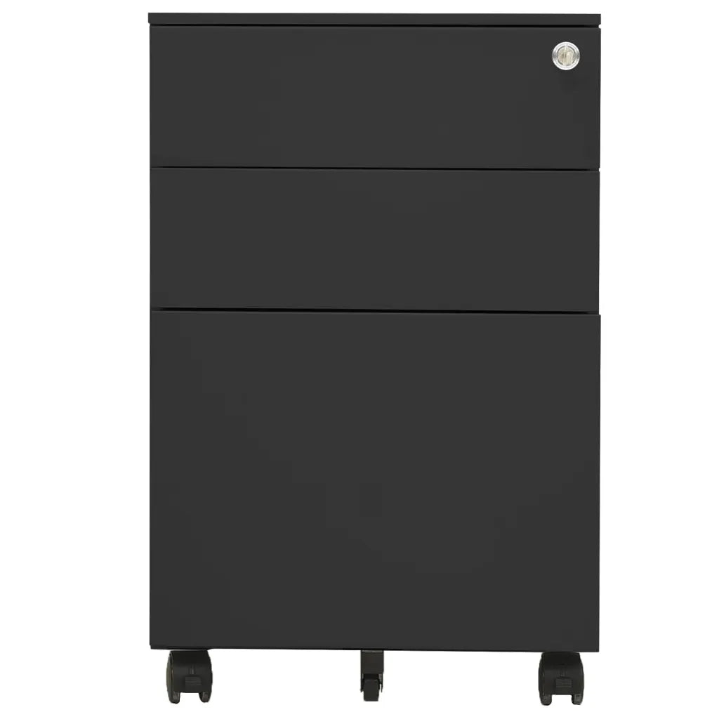Schedario Mobile Antracite 39x45x60 cm in Acciaio CFW8579289