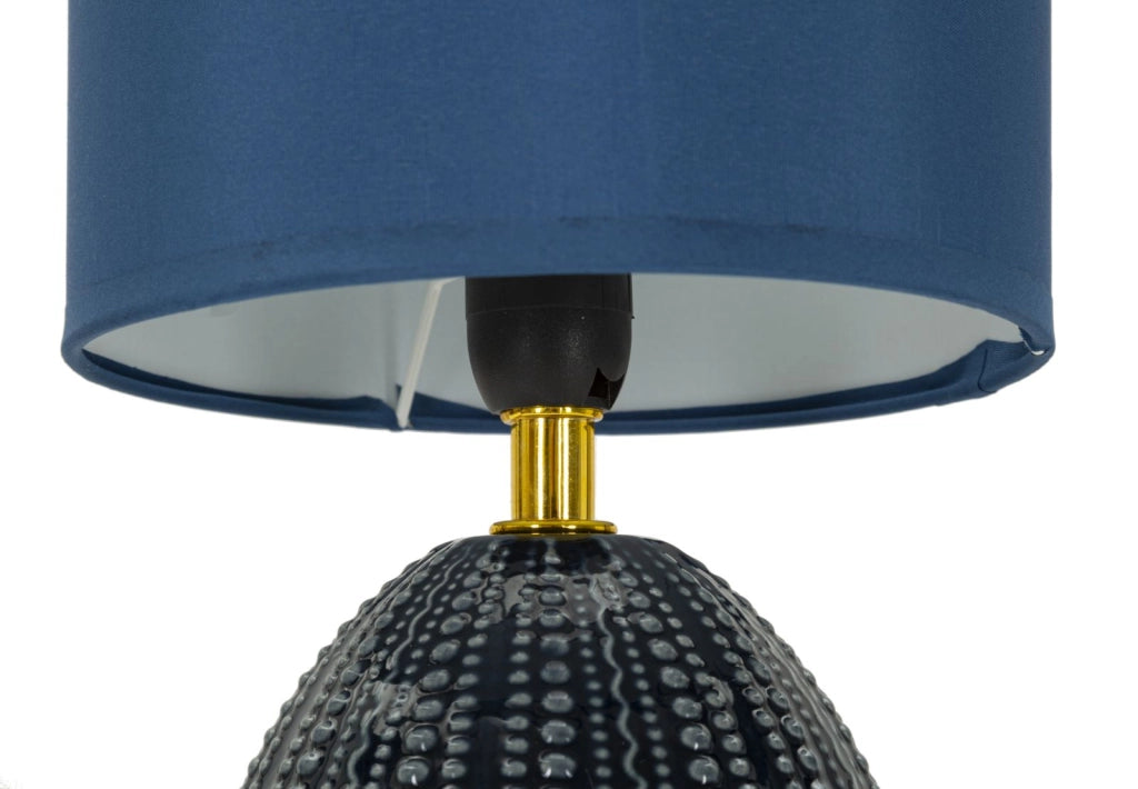 LAMPADA DA COMODINO FLAVI BLU CM Ø 15X30,5