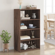 Credenza-Buffet-Armadio da cucina Rovere Marrone 70x41x124 cm in Legno Multistrato