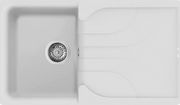 Lavello EGO 400 86X50 1 vasca + gocciolatoio BIANCO 68