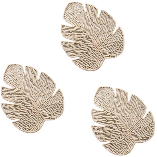 Onderzetti in PVC per tavolo - 4 pezzi - 10 x 12 cm
