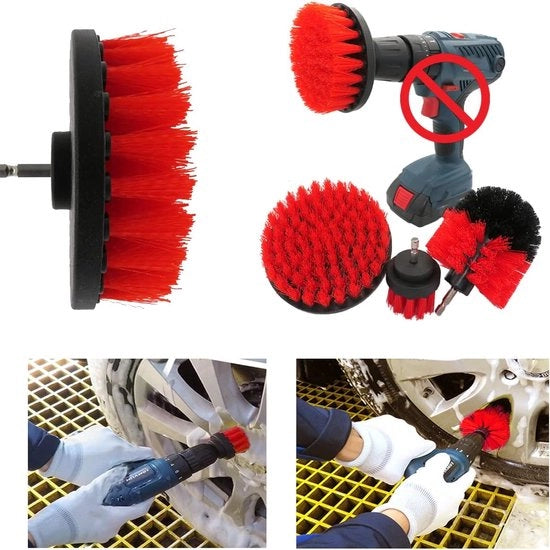 Set di spazzole per pulizia auto, 22 pezzi, attrezzatura per pulizia, set con dettaglio automatico per cruscotto, maniglie, pelle, targhe, vani di ventilazione