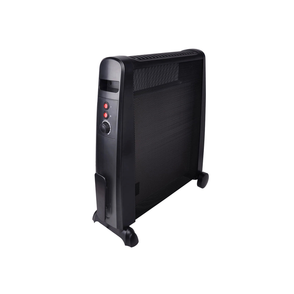 Radiatore Elettrico Romeo 1000-2000 W Calore su 3 Lati con Pannello in Mica Nero