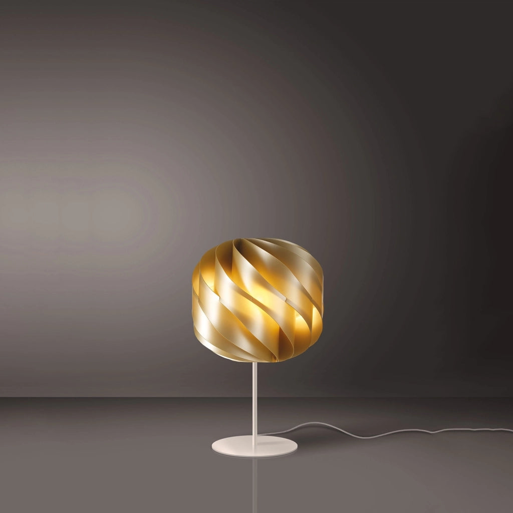 Lampada Da Scrivania Moderna Globe Polilux ® New Gold E Metallo 1 Luce E27