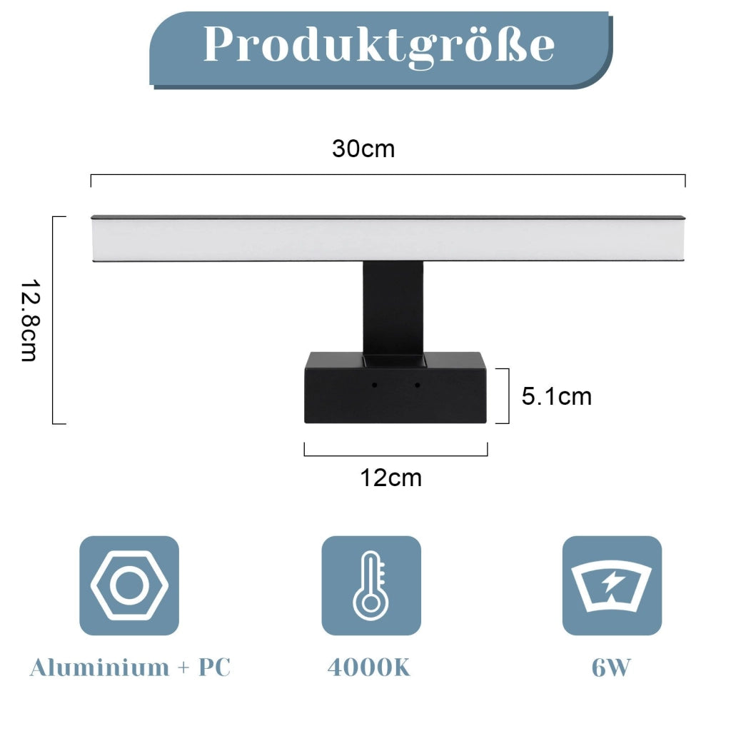 ZMH Lampada da Terra a LED Moderna Luce di Lettura Dimmabile 178 cm in Metallo con Timer per Camera da Letto e Ufficio