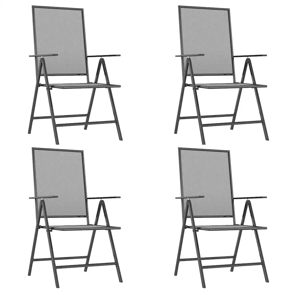 Set da Pranzo da Giardino 5 pz in Acciaio Antracite 3187982