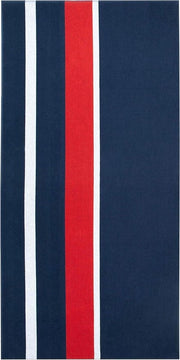 Lenzuolo di cotone per la spiaggia - Blu Bianco Rosso - 100x200 cm