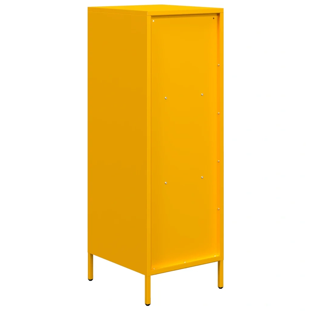 Credenza Giallo Senape 35x39x103,5 cm in Acciaio