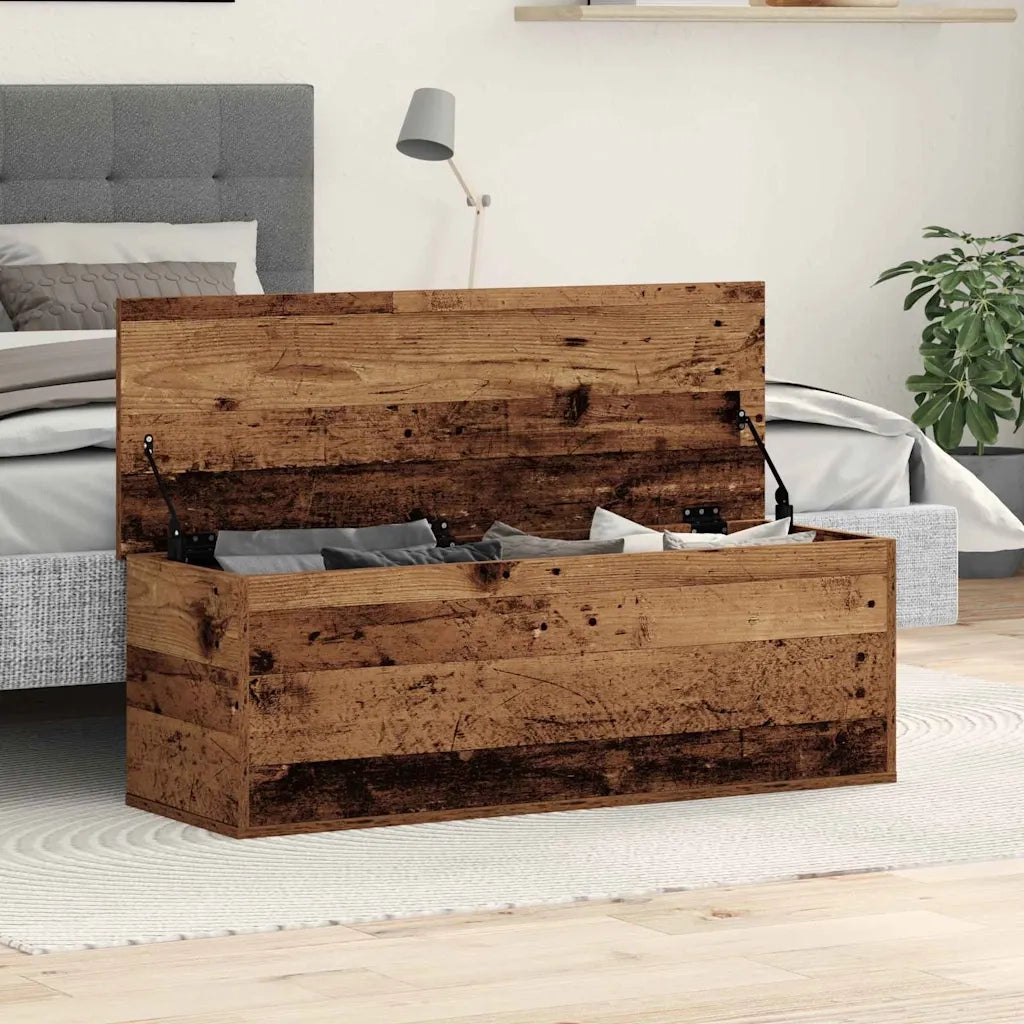 Scatola di Stoccaggio Legno vecchio 102 x 35 x 35 cm CFW2562265
