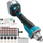 Slijper a batterie con 10 viti di fissaggio e 99 accessori - Senza spazzola e compatibile con batterie 18 V