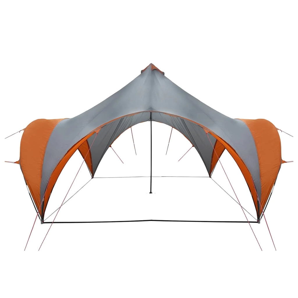 Tenda Party con tetto Grigio e arancione 400 x 400 x 320 cm 42028617