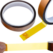 Nastro Kapton 15mm x 30m – Alta Resistenza Termica 240°C | Spessore 0,05mm, Adesivo Silicone | Protezione Elettronica