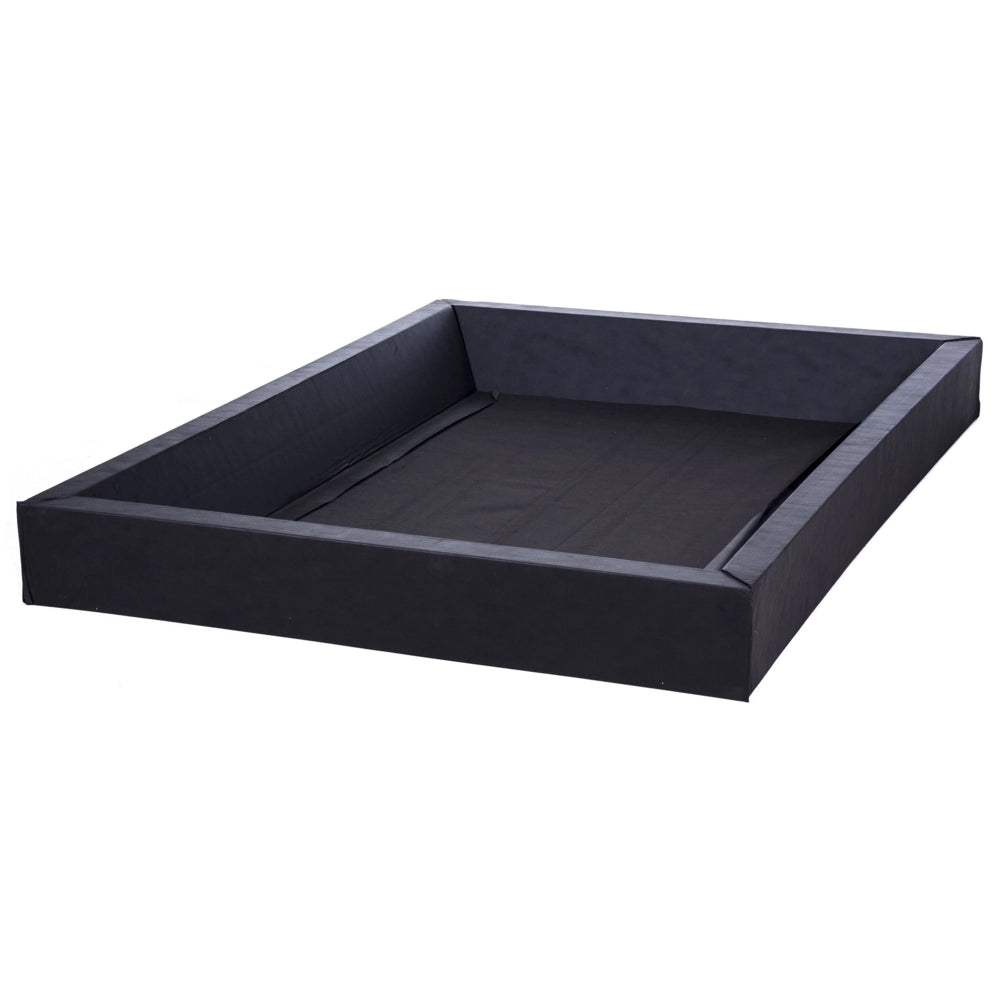 Set letto ad acqua con materasso 180 x 200 cm 2 scaldaletto coprimaterasso e struttura in schiuma