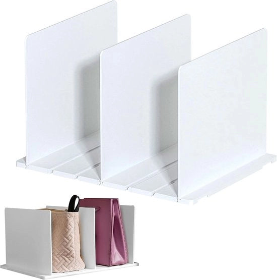 Organizzatore di Abbigliamento - Organizzatore per una Maggiore Efficienza di Stoccaggio - 4 Pezzi