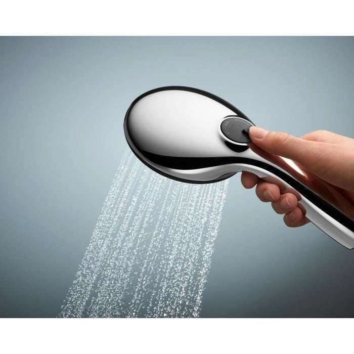 Soffione doccia - GROHE Vitalio Start 110 26031001 - 3 getti (Pioggia/Stimolante/Massaggio) - Selezione facile - Risparmio idrico - Cromo