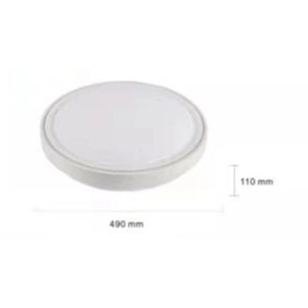 Trade Shop - Plafoniera Da Soffitto 60w Circolare Luce Fredda Fst-50a517684 Luce Interna 49cm -