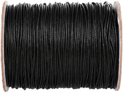 Cordone in cotone 1,5 mm trattato con cera - Creazione di gioielli - Macramé - Artigianato DIY - Impermeabile - Forte e duraturo - Cordone per gioielli
