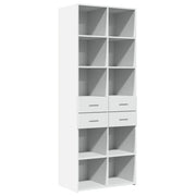 Credenza | Madia | Buffet da pranzo | Armadio da pranzo Bianca 70x42,5x185 cm in Legno Multistrato