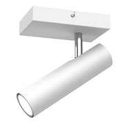 Faretto parete/soffitto bianco orientabile GU10 Axion Luminex