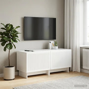 Mobile TV Bianco Lucido Legno ingegnerizzato 896019