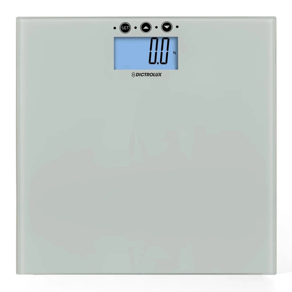 Trade Shop - Bilancia Digitale Pesapersone Portata Max 180kg In Vetro Temperato Display Lcd Luminoso -