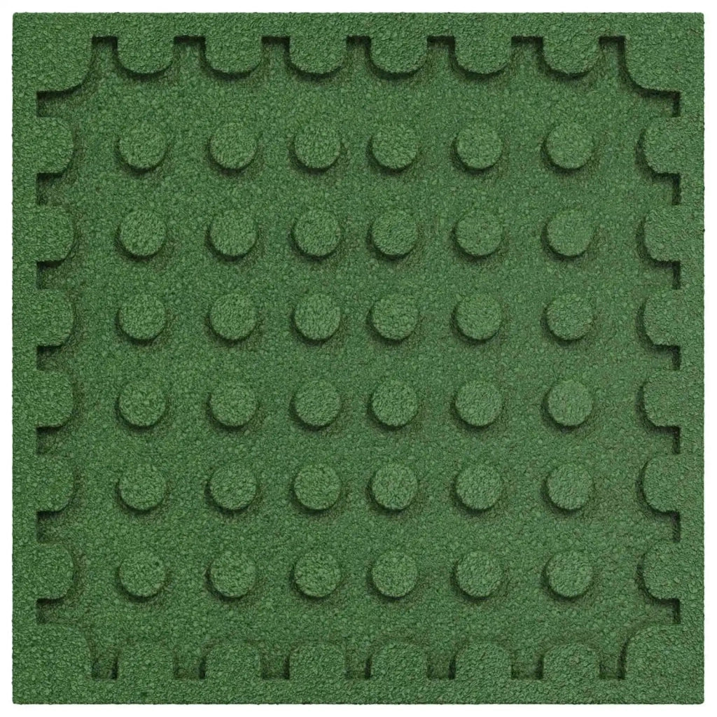 Piastrelle per Protezione dalle Cadute 24 pcs Verde 50 x 50 cm
