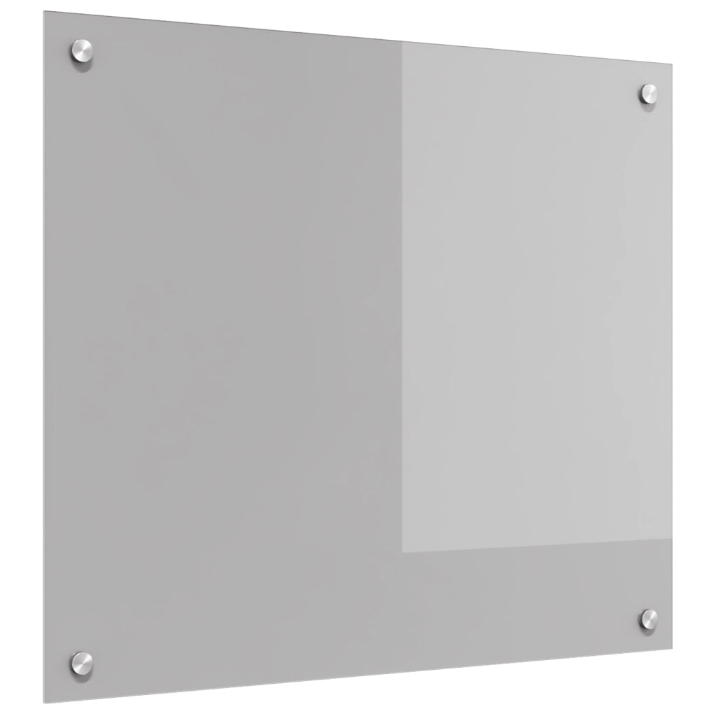 Pannello cucina  Grigio chiaro 70x60x0,6 cm Vetro temperato