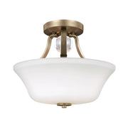 Lampada a Soffitto Industrial Nordica Trilogy Metallo Bronzo Antico 1 Luce E27