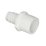 Aquariumline Portagomma in PVC bianco ad incollaggio maschio Ø20mm per tubi flessibili 12/16